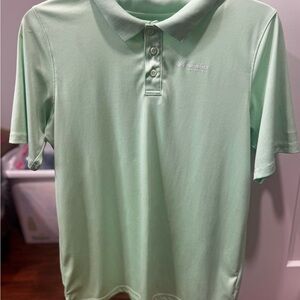 Columbia Kids Polo in Pale Mint Green